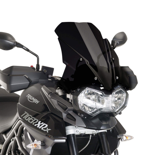 Puig Puig touring screen | black (opaque) | triumph tiger 800 xr/xrt/xrx/low 2015>2017